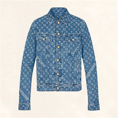 supreme louis vuitton jeans jacket.